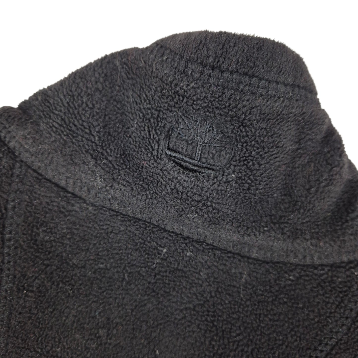 Timberland Black Fleece Zip Jumper Size XL