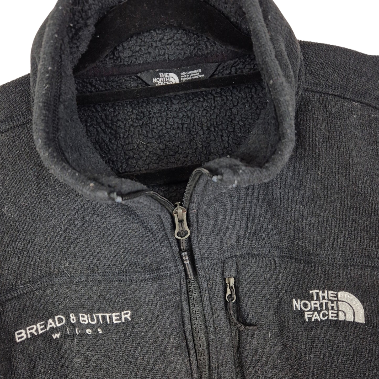 The North Face Dark Grey Fleece Zip Jumper Size L