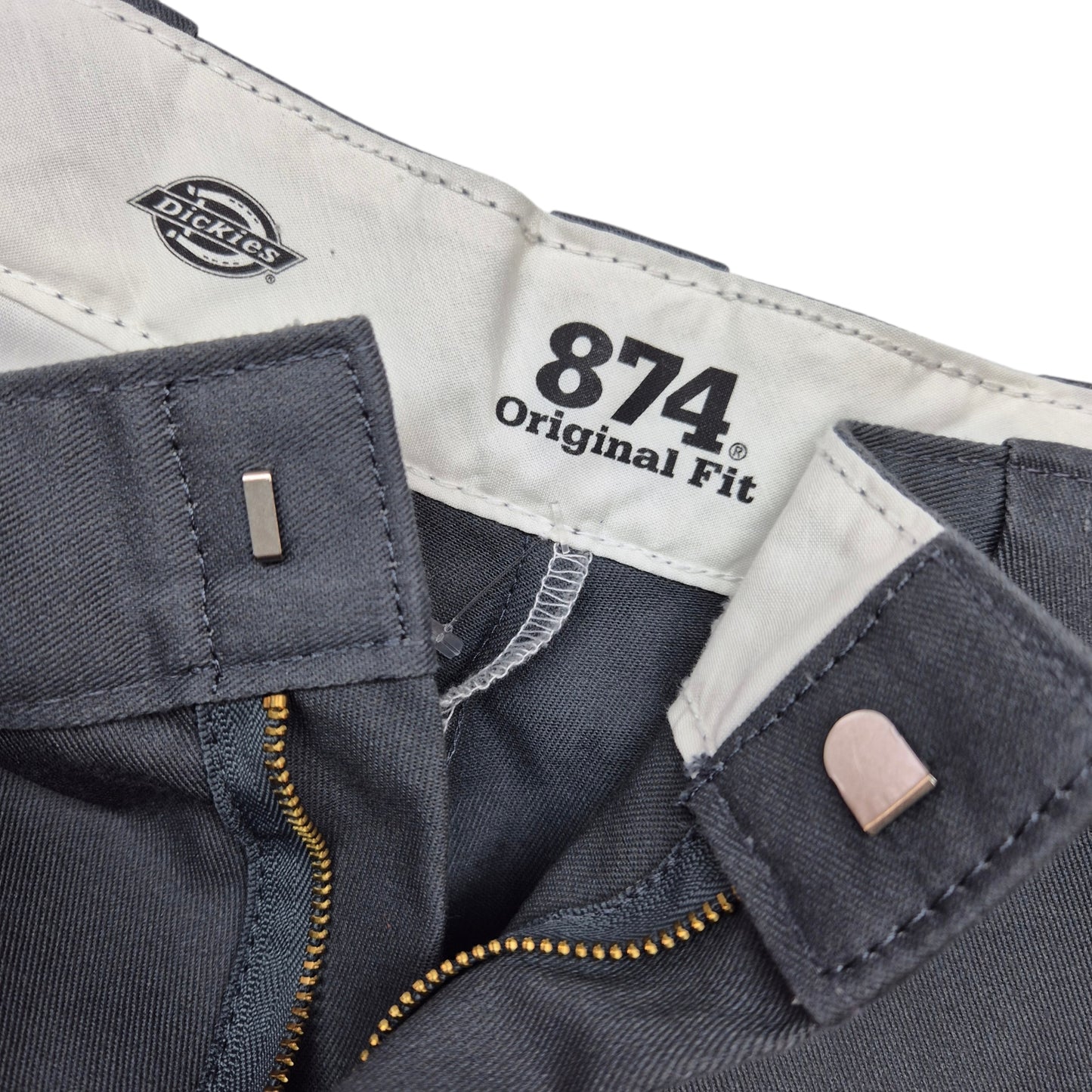 Dickies 874 Grey Original Fit Rigid Chino Pants W30