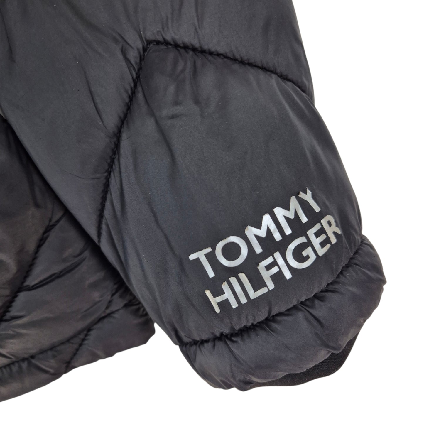 Tommy Hilfiger Womens Black Padded Jacket Size L