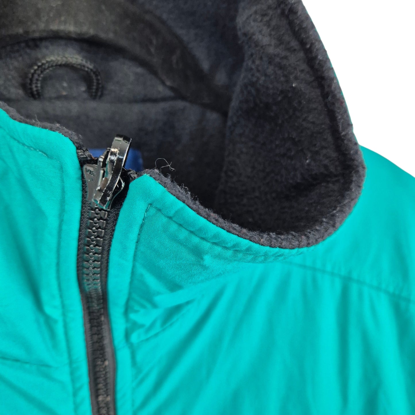 Vintage Woolrich 80's Aqua Green Fleece Insulated Vest Size 3XL