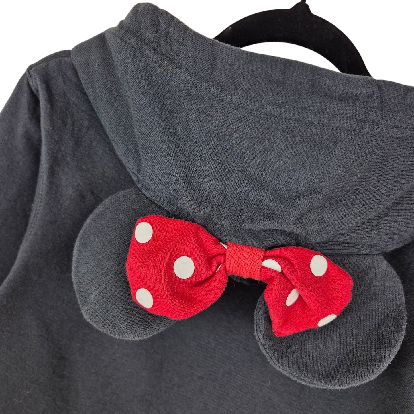 Disney Minnie Mouse Womens Black Hoodie Size S
