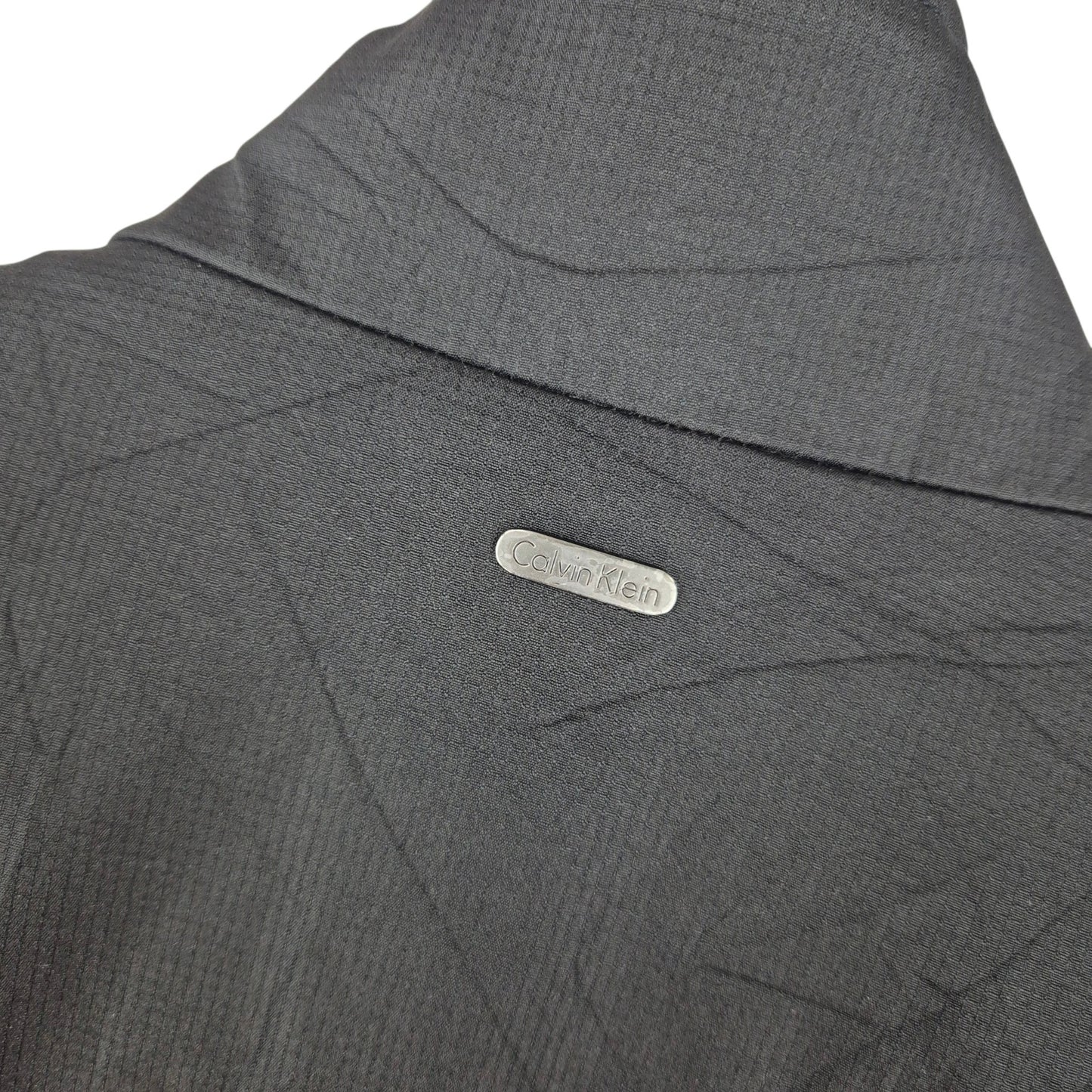 Calvin Klein Black Heavy Quilted Jacket Size M