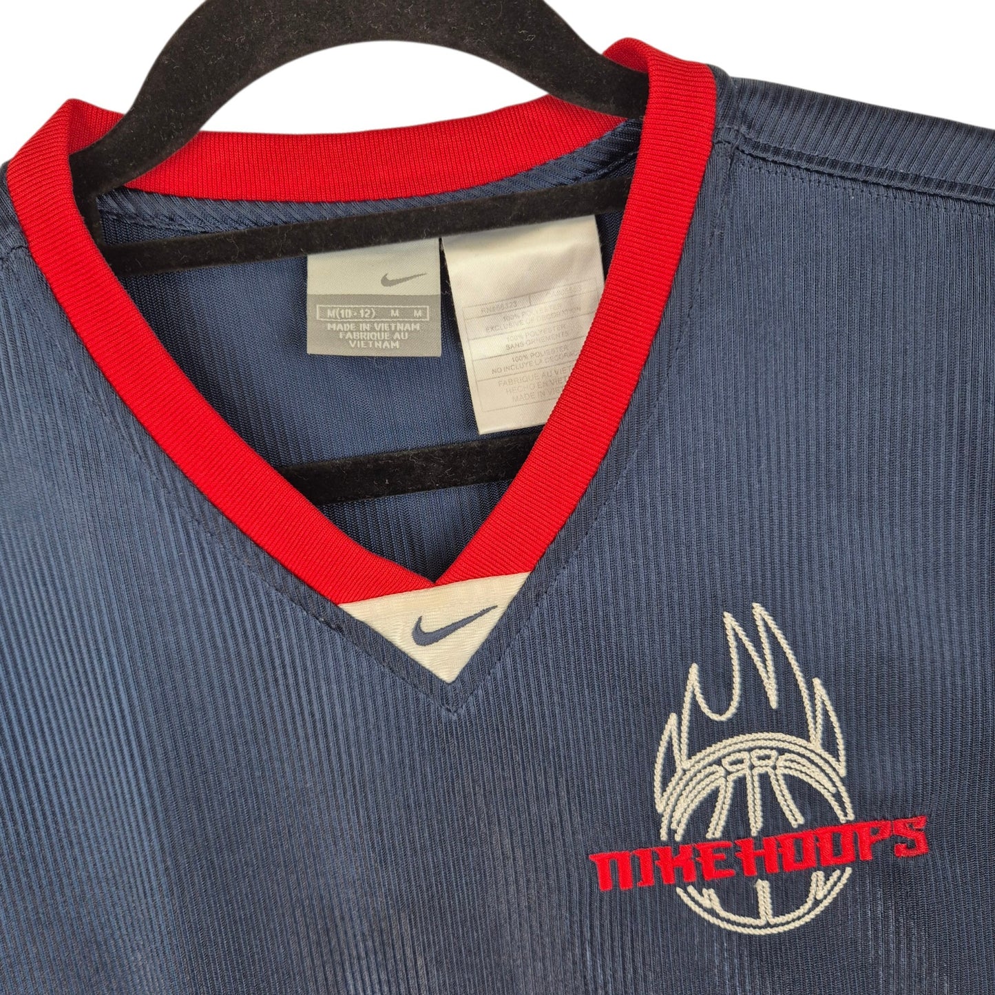 Vintage Nike Hoops 2000's Womens Dark Blue Basketball Jersey Size M