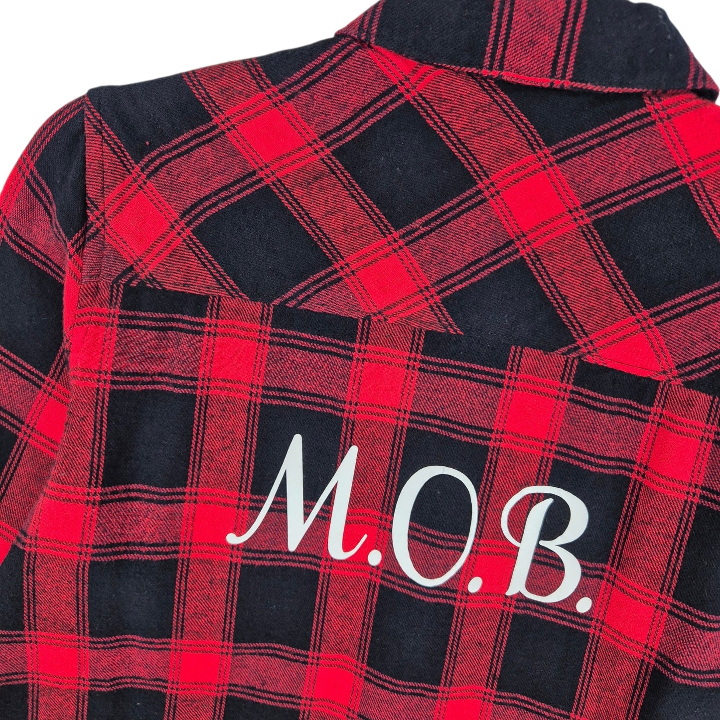 Woolrich M.O.B Womens Red & Black Long Sleeve Button Shirt Size S