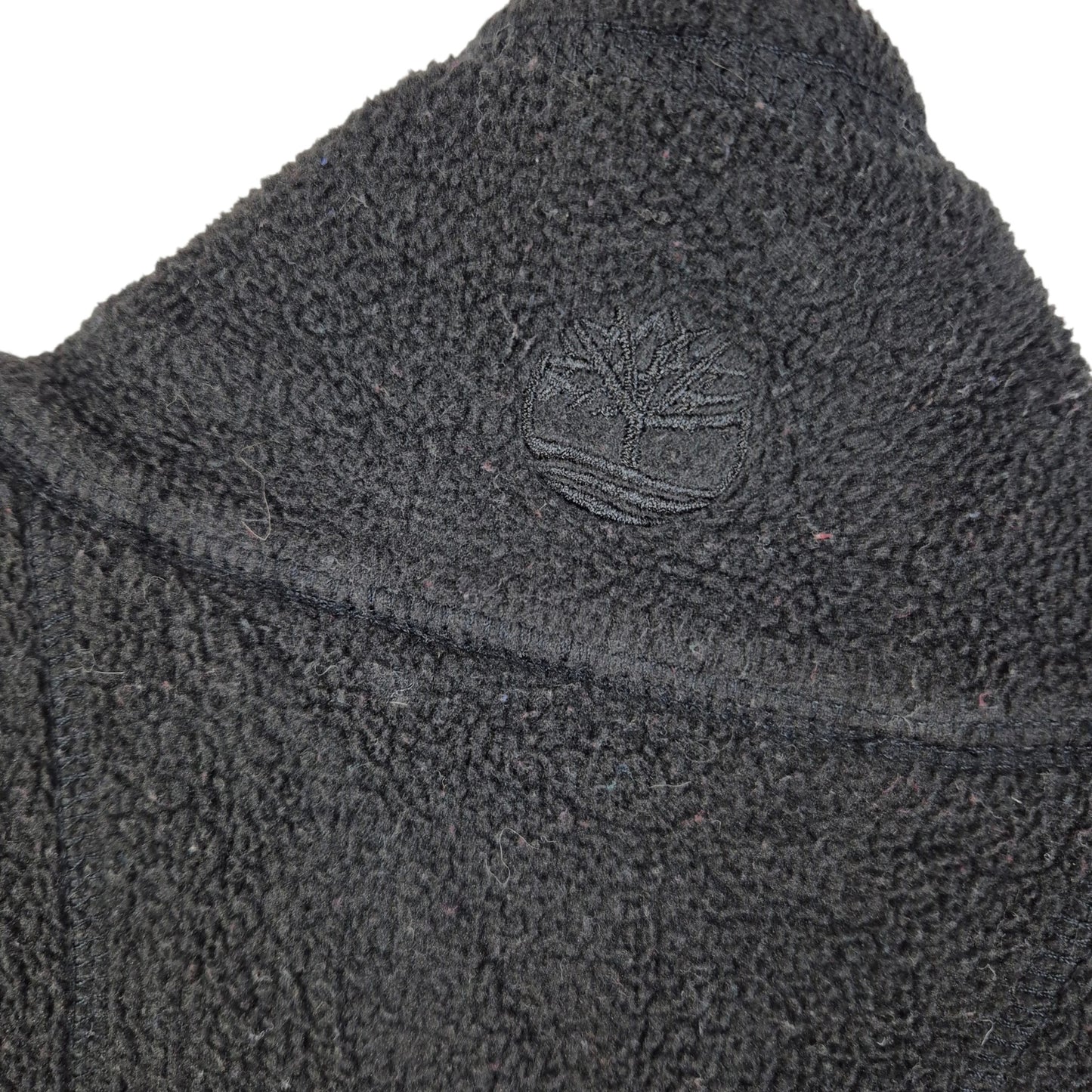Timberland Womens Black Fleece Zip Jumper Size S