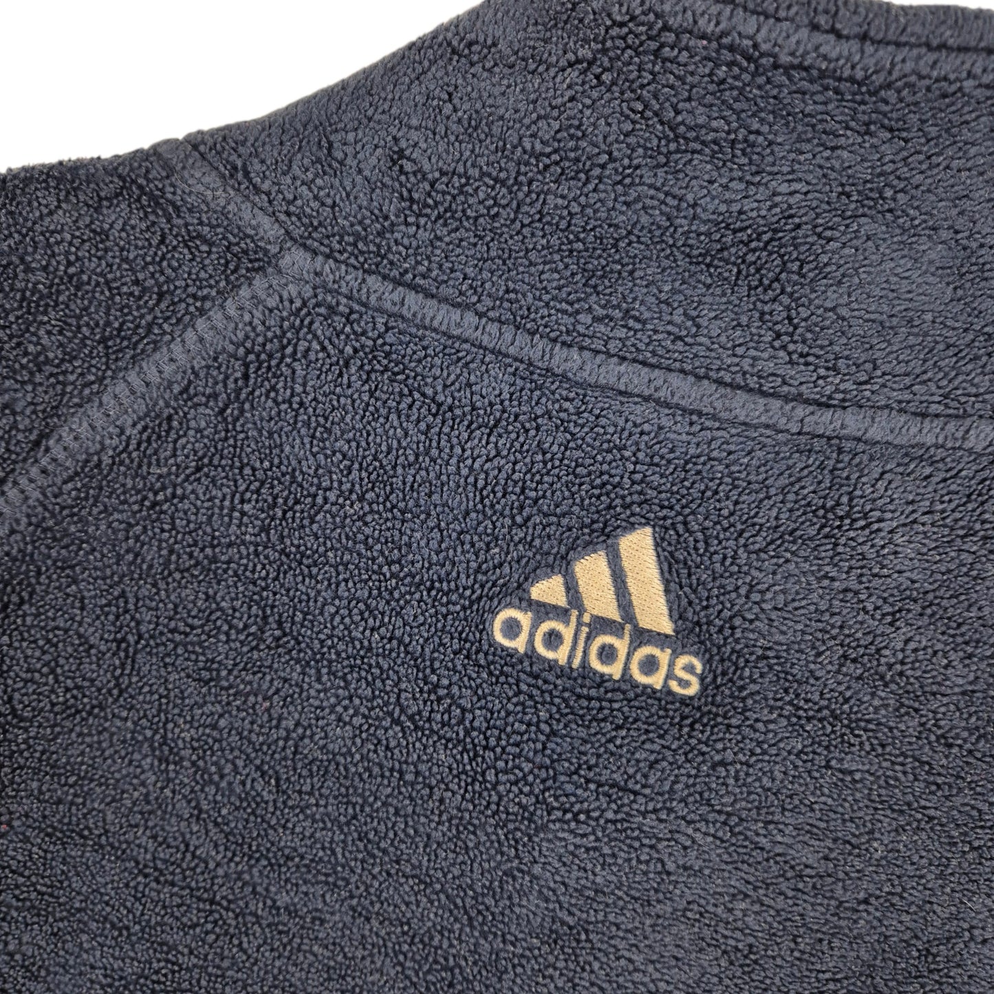 Vintage Adidas Team 90's Notre Dame Irish Dark Blue Fleece Jumper Size 2XL