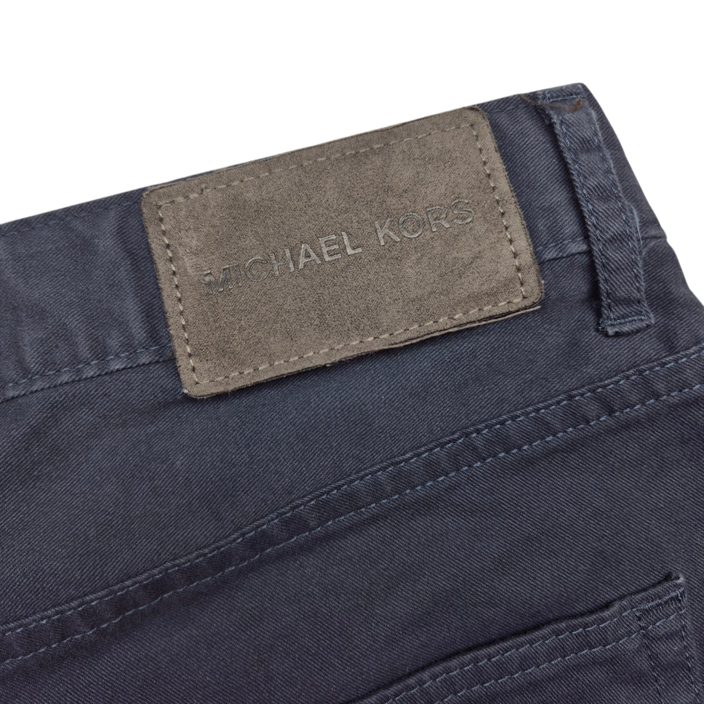 Michael Kors Dark Blue Parker Slim Fit Chino Pants W33