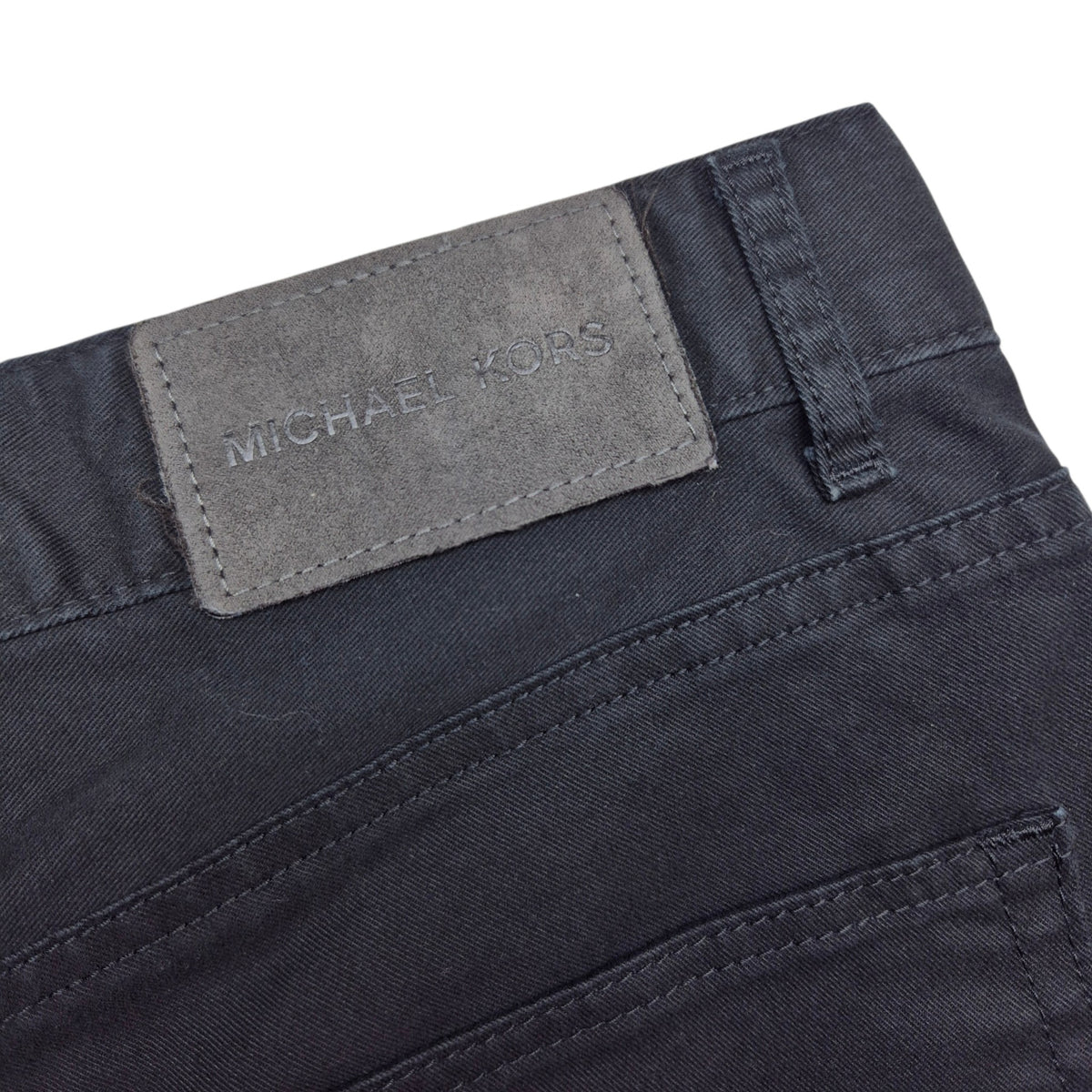 Michael Kors Black Parker Slim Fit Chino Pants W33