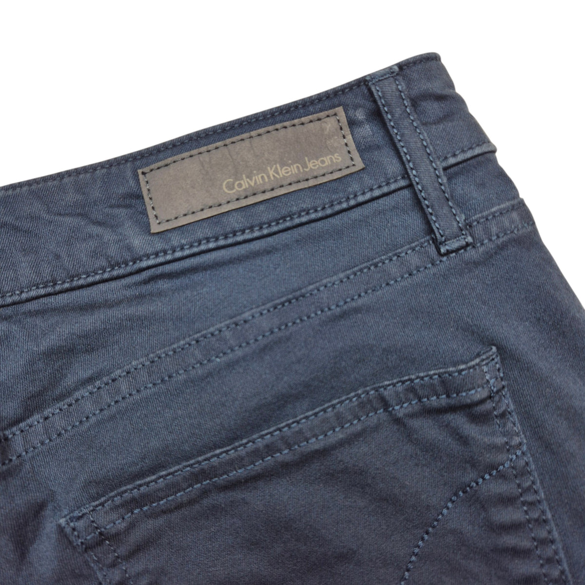 Calvin Klein Jeans Womens Dark Blue Ankle Skinny Pants W29