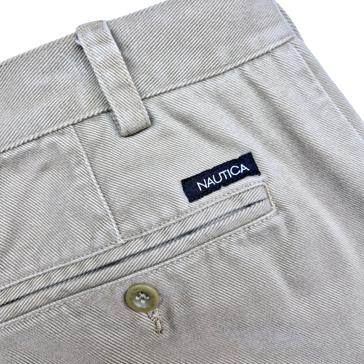 Nautica Rigger Light Brown Classic Fit Heavy Chino Pants W37