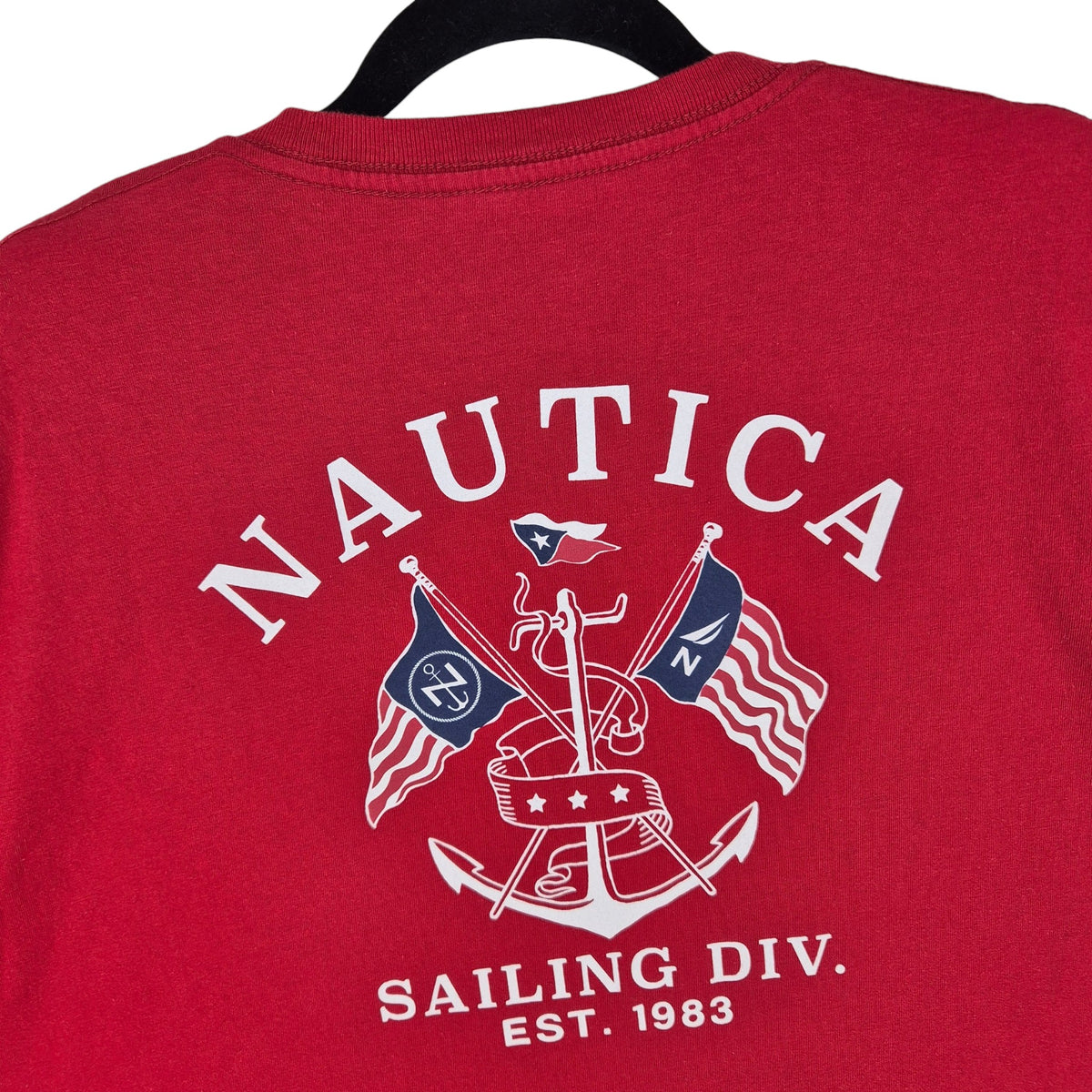 Nautica Red Tee Shirt Size XL