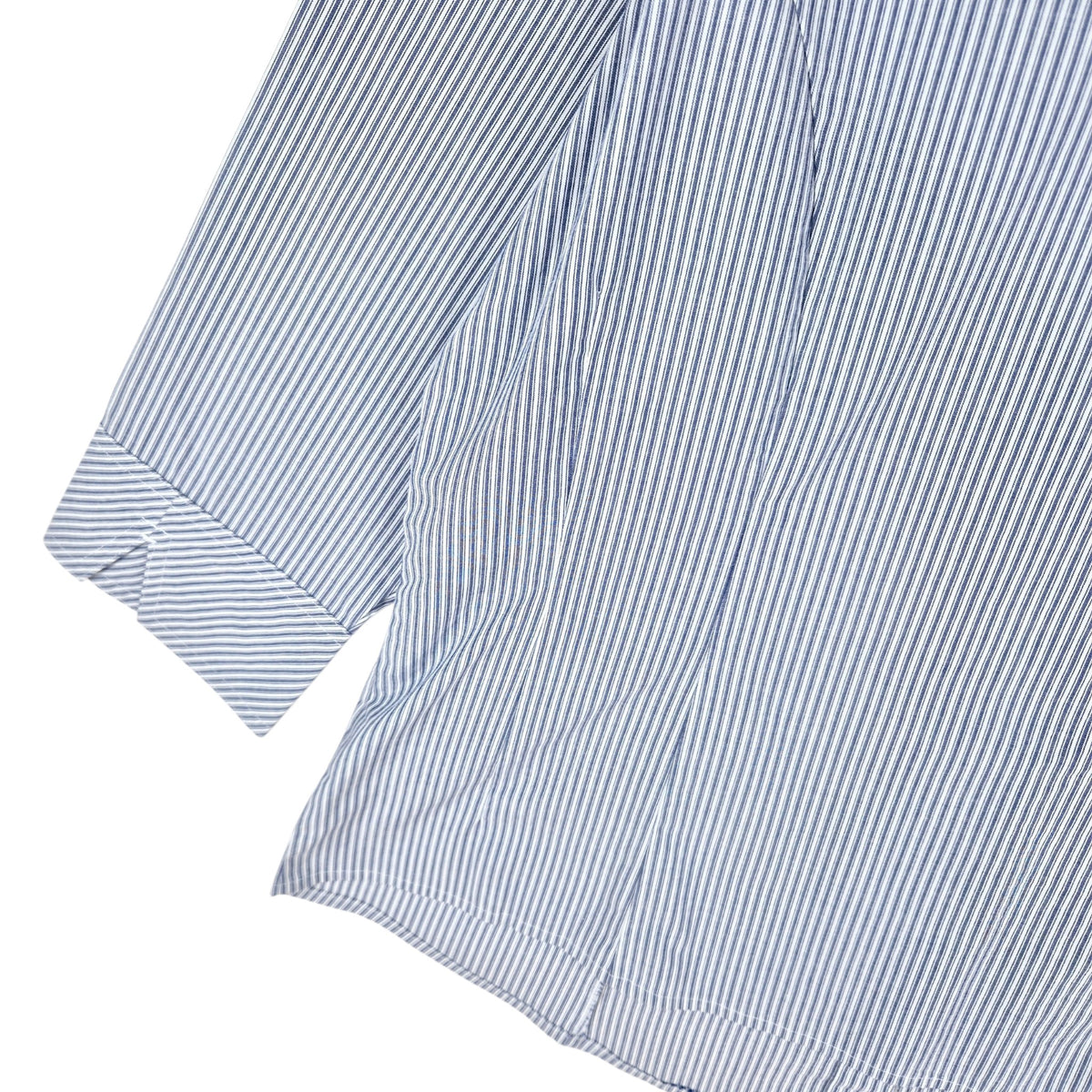 Lee Riders Womens Blue Striped Easy Care Button Shirt Size L