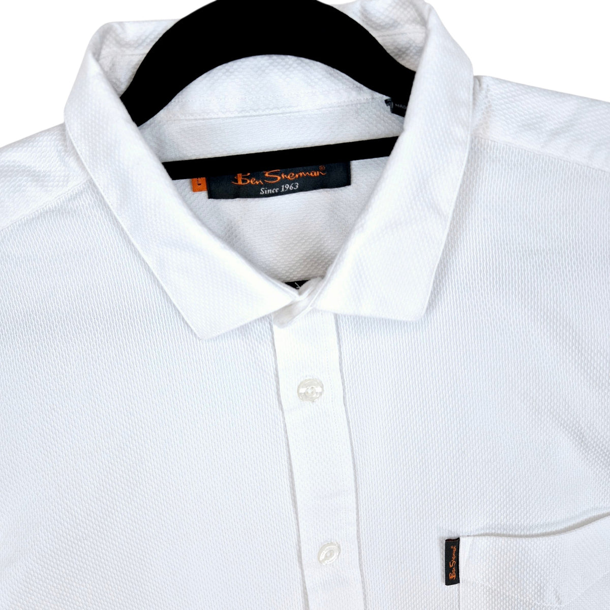 Ben Sherman White Heavy Blend Dress Shirt Size XL