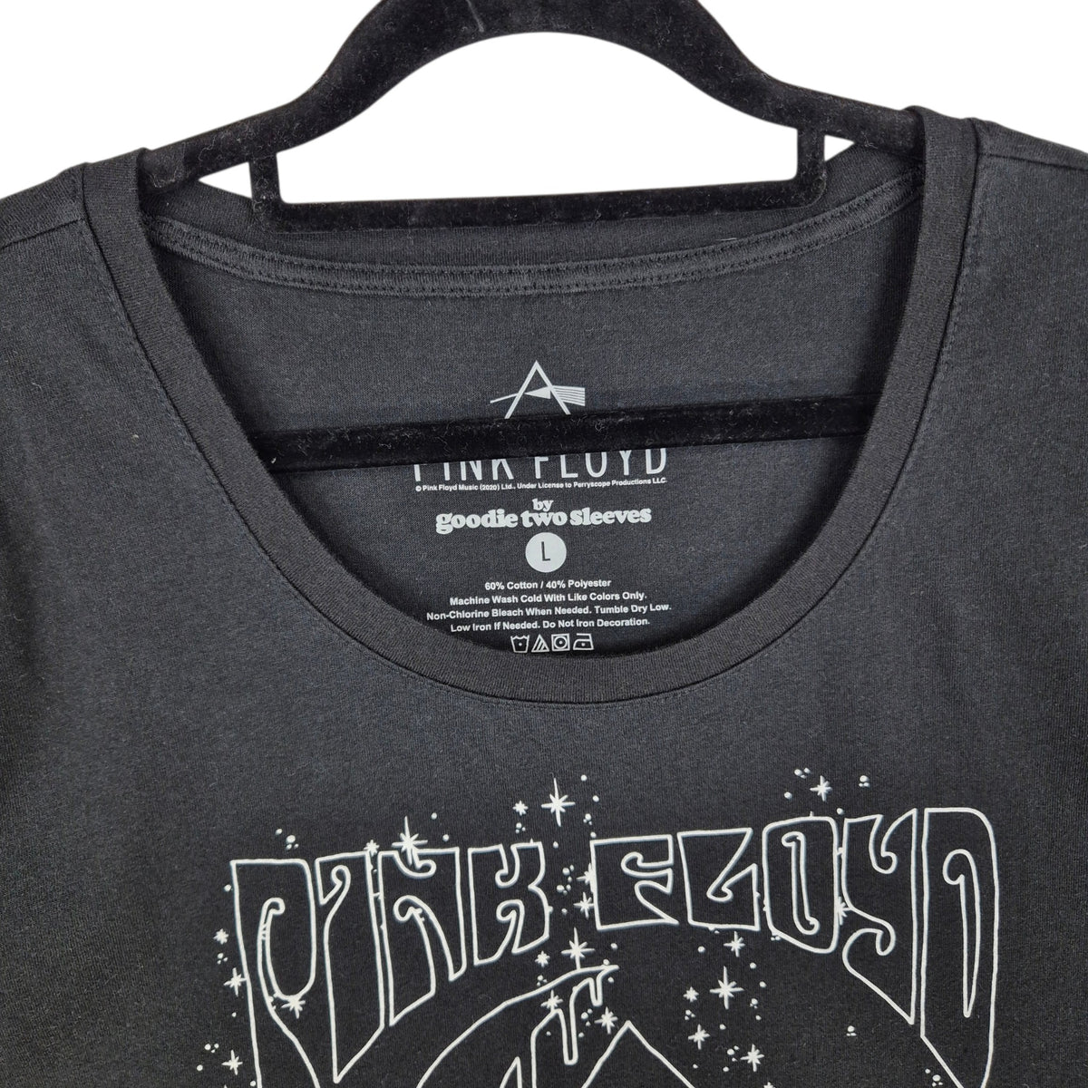 Pink Floyd Womens Black Tee Shirt Size L
