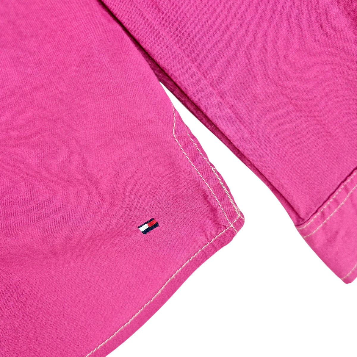 Tommy Hilfiger Womens Pink Button Shirt Size M