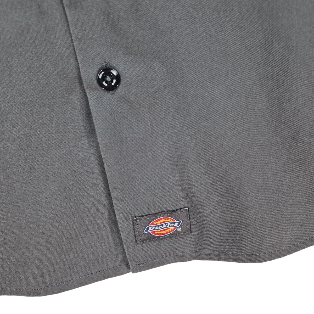 Dickies Grey Long Sleeve Button Shirt Size 2XL