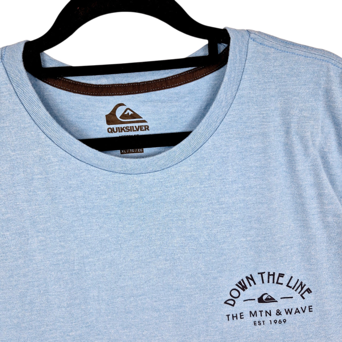 Quiksilver Blue Tee Shirt Size XL