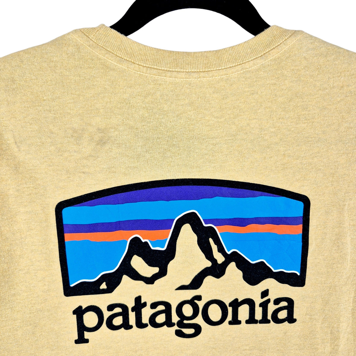 Patagonia Yellow Regular Fit Tee Shirt Size M