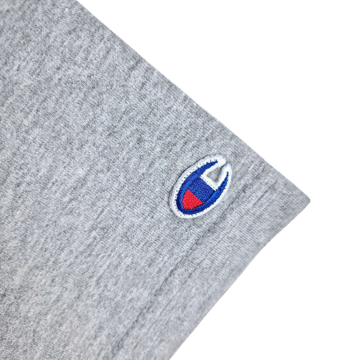 Champion Light Grey Chest Script Tee Shirt Size M