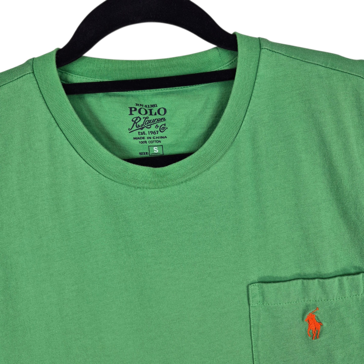 Polo Ralph Lauren Green Basic Crewneck Tee Shirt Size S