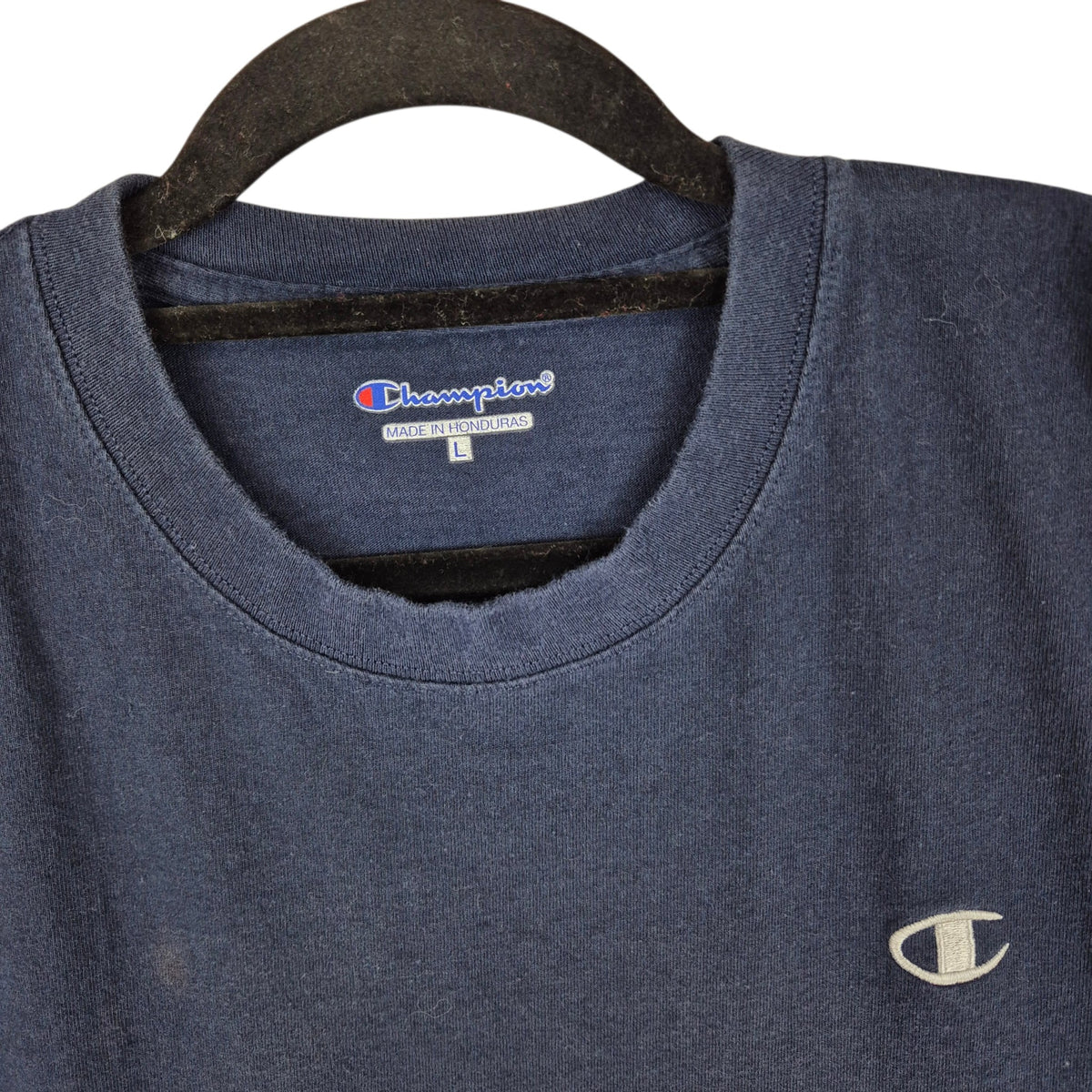 Champion Dark Blue Basic Tee Shirt Size L