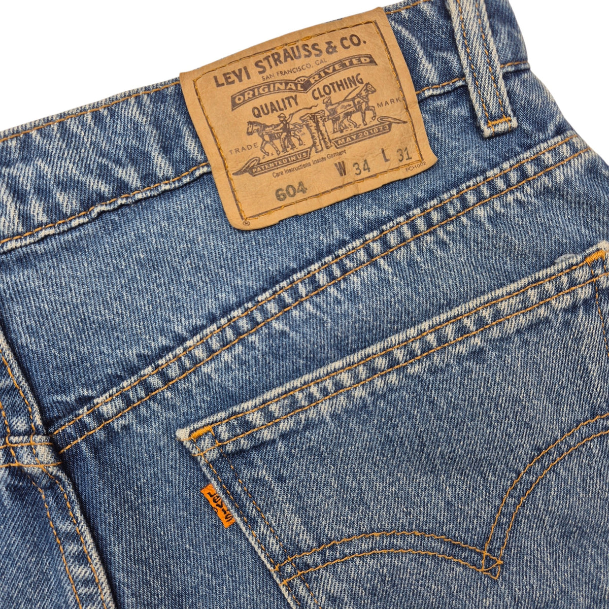 Vintage Levis 604 Jeans 90's Womens Blue Australia Made Denim Shorts W34