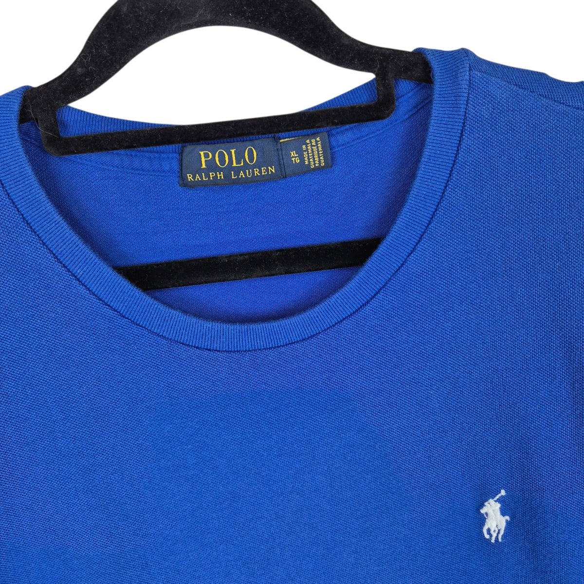 Polo Ralph Lauren Blue Long Sleeve Mesh Tee Shirt Size XL