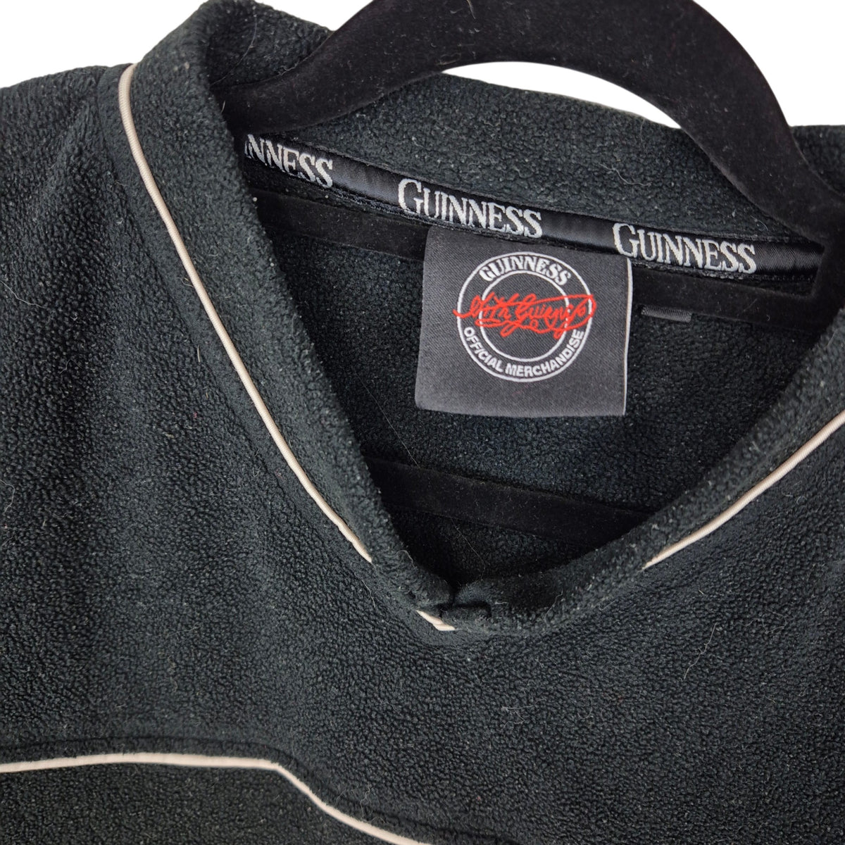 Guinness Dublin Black Fleece Jumper Size L