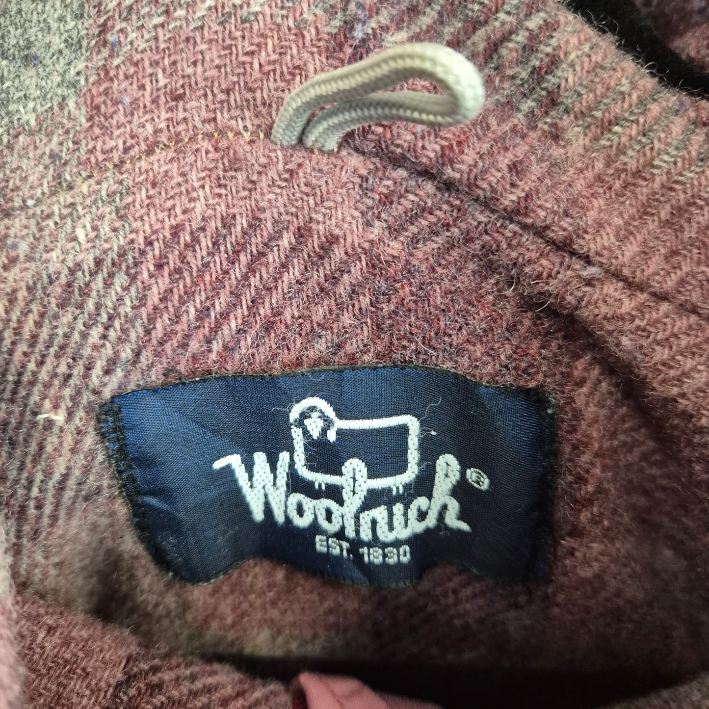 Vintage Woolrich 80's Womens Magenta Nylon Trench Coat Size 2XL