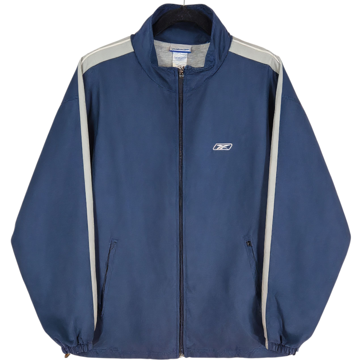 Vintage Reebok 2000's Dark Blue Spray Jacket Size XL