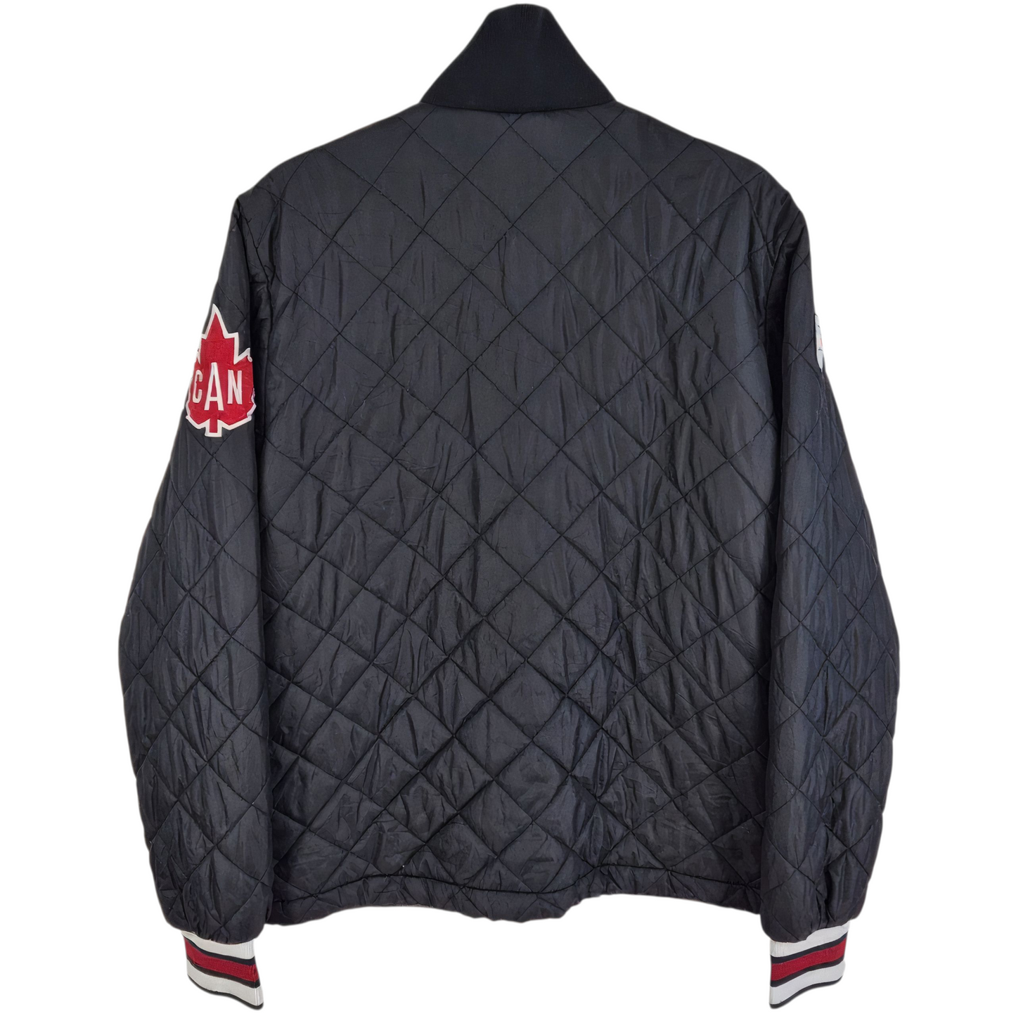 Canada Olympic Team Vancouver 2010 Black Padded Jacket Size M