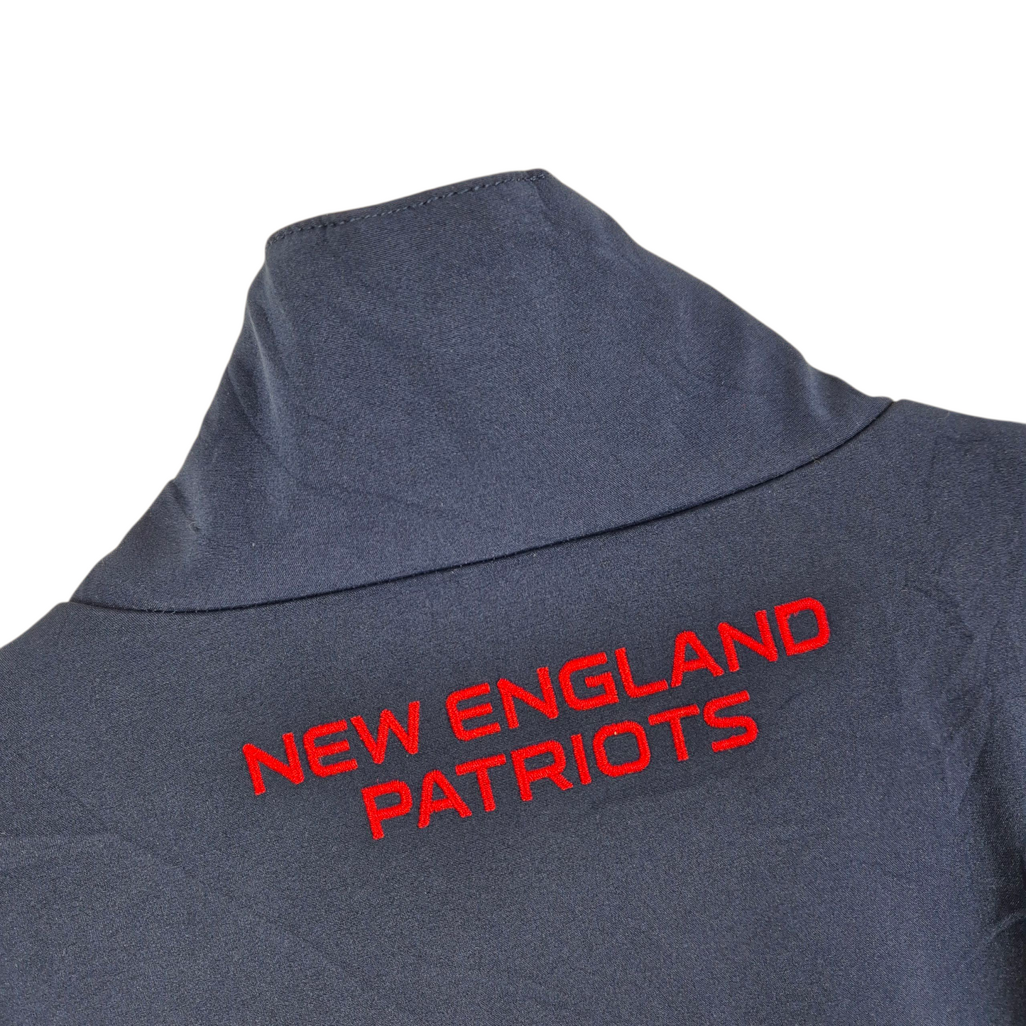 NFL New England Patriots Dark Blue Windbreaker Jacket Size 2XL