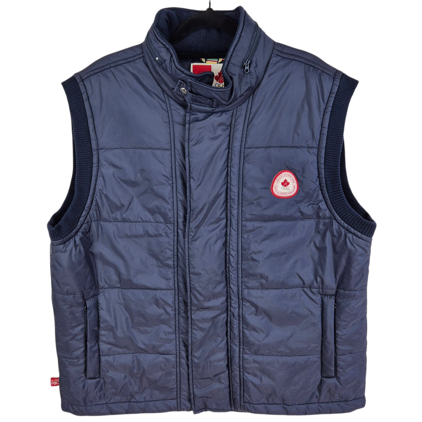 Canada Olympic Team Dark Blue Padded Gilet Vest Size L
