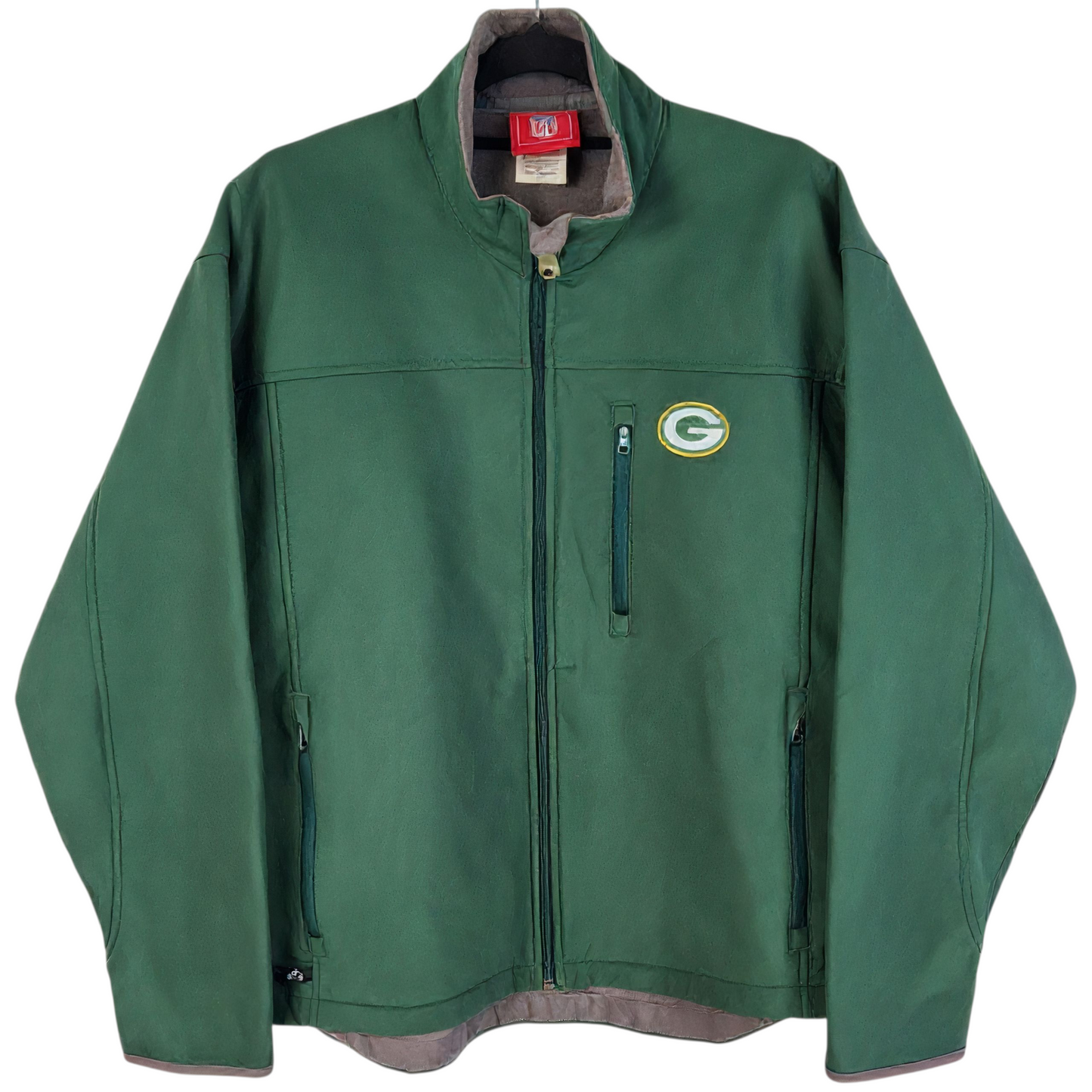 NFL Green Bay Packers Windbreaker Jacket Size M