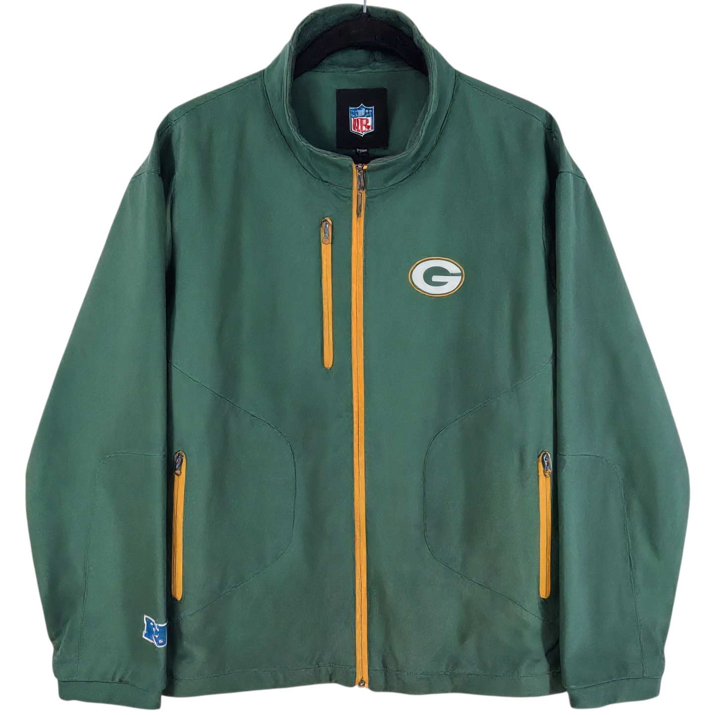 NFL Green Bay Packers Windbreaker Jacket Size 2XL