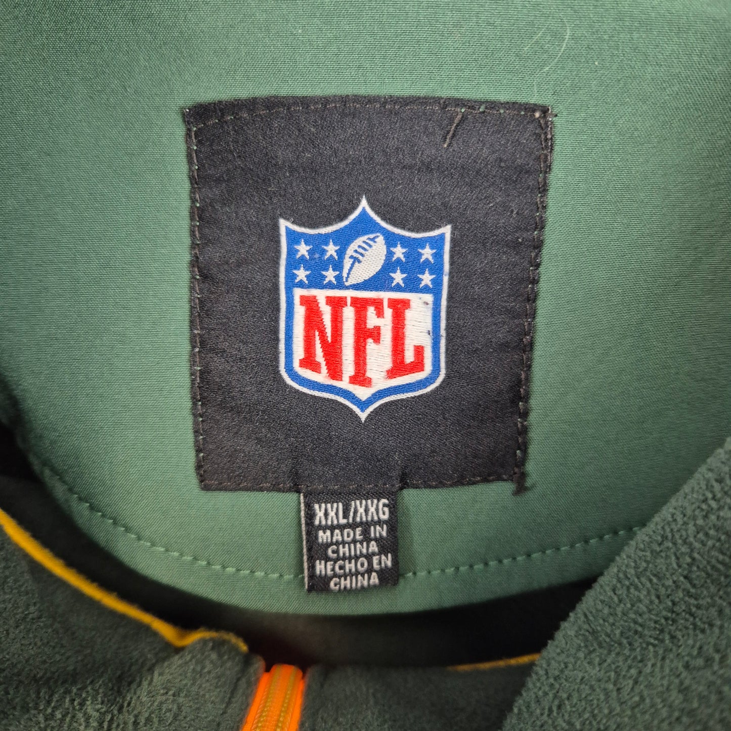 NFL Green Bay Packers Windbreaker Jacket Size 2XL