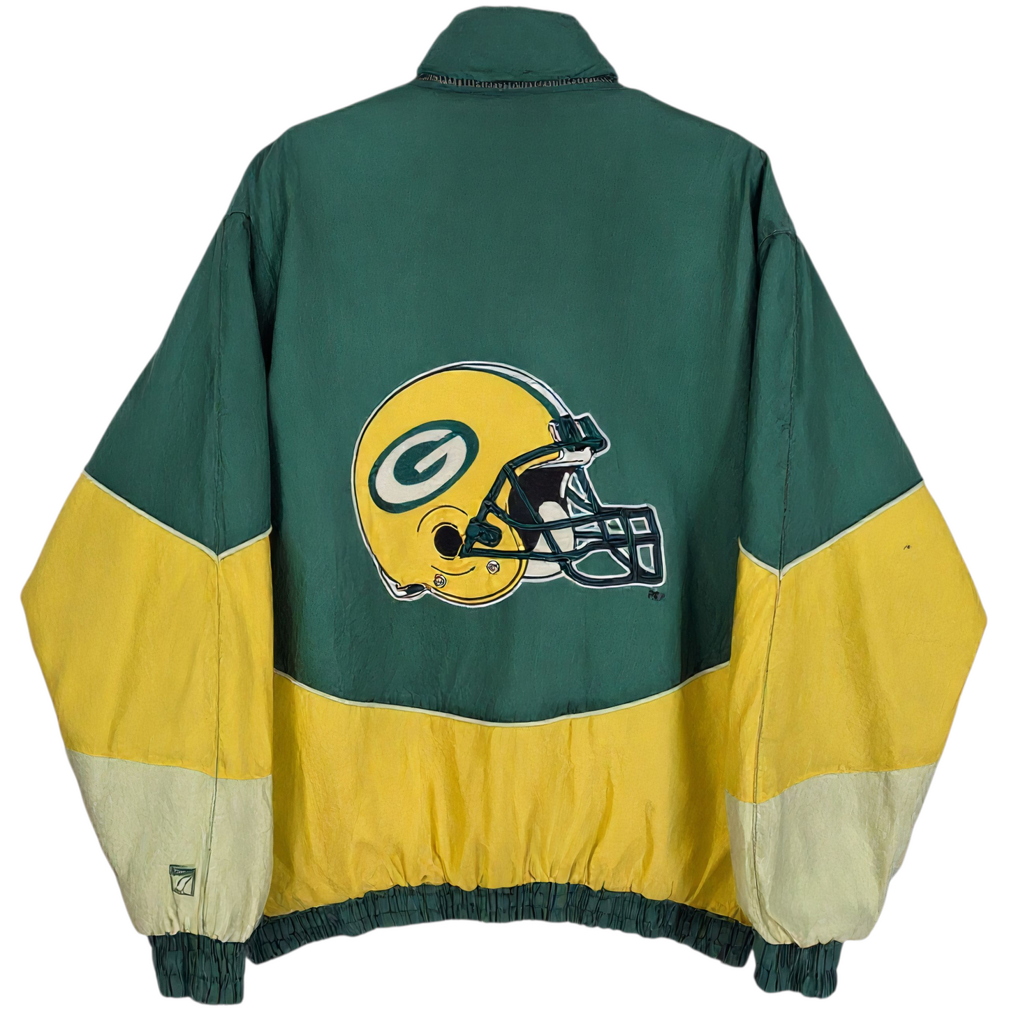 Vintage Logo 7 NFL Green Bay Packers 90's Quilted Jacket Size L