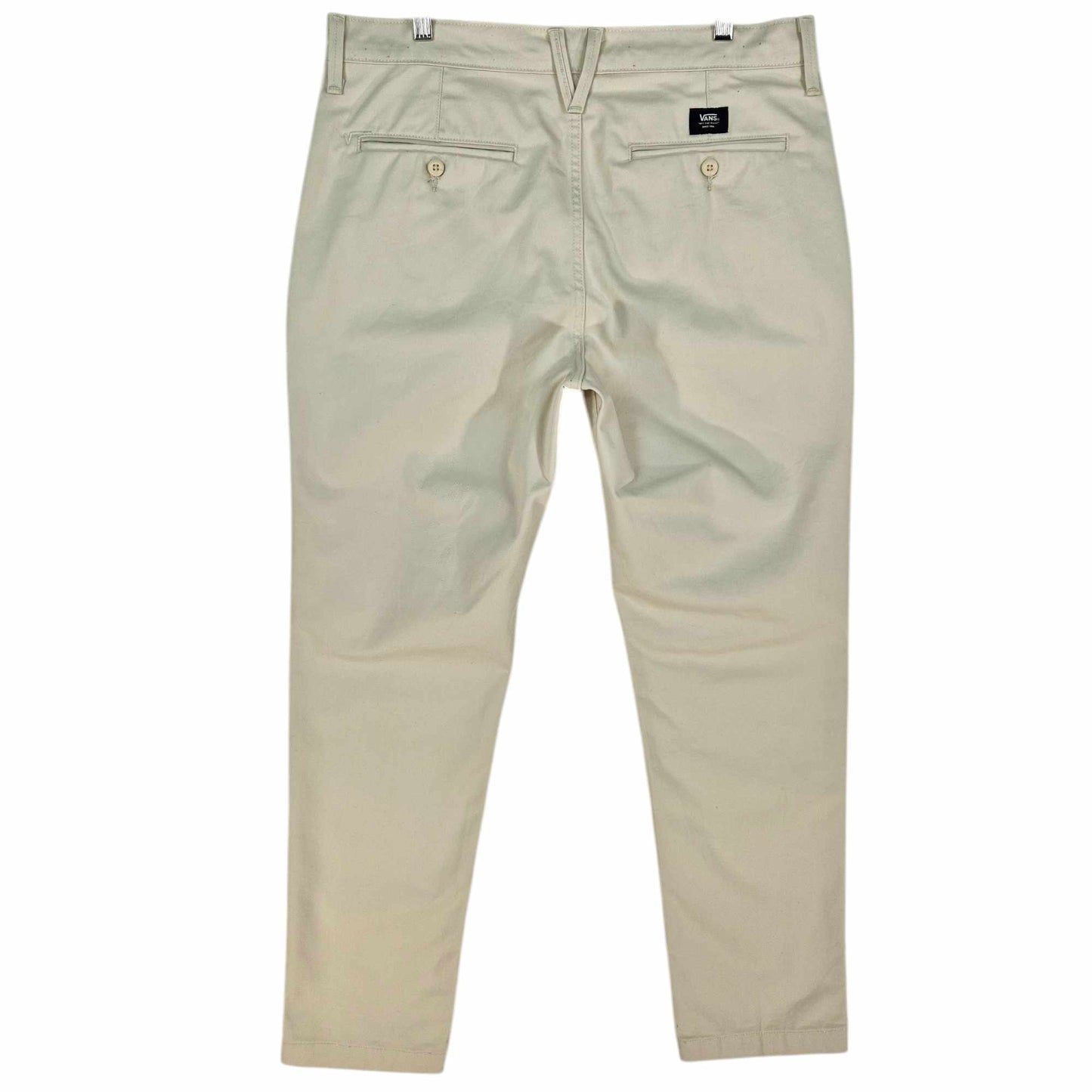Vans Cream Brown Relaxed Fit Rigid Chino Pants W35