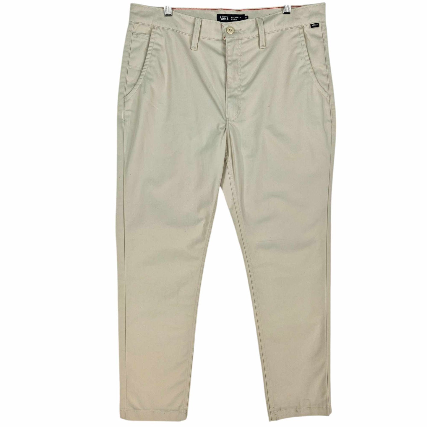 Vans Cream Brown Relaxed Fit Rigid Chino Pants W35