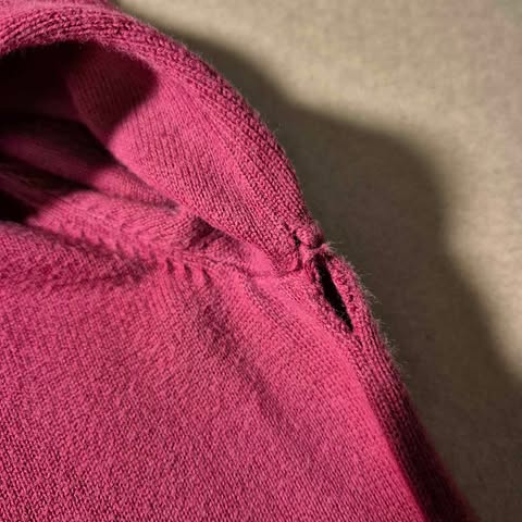 Tommy Hilfiger Maroon Brown Knit Sweater Size M