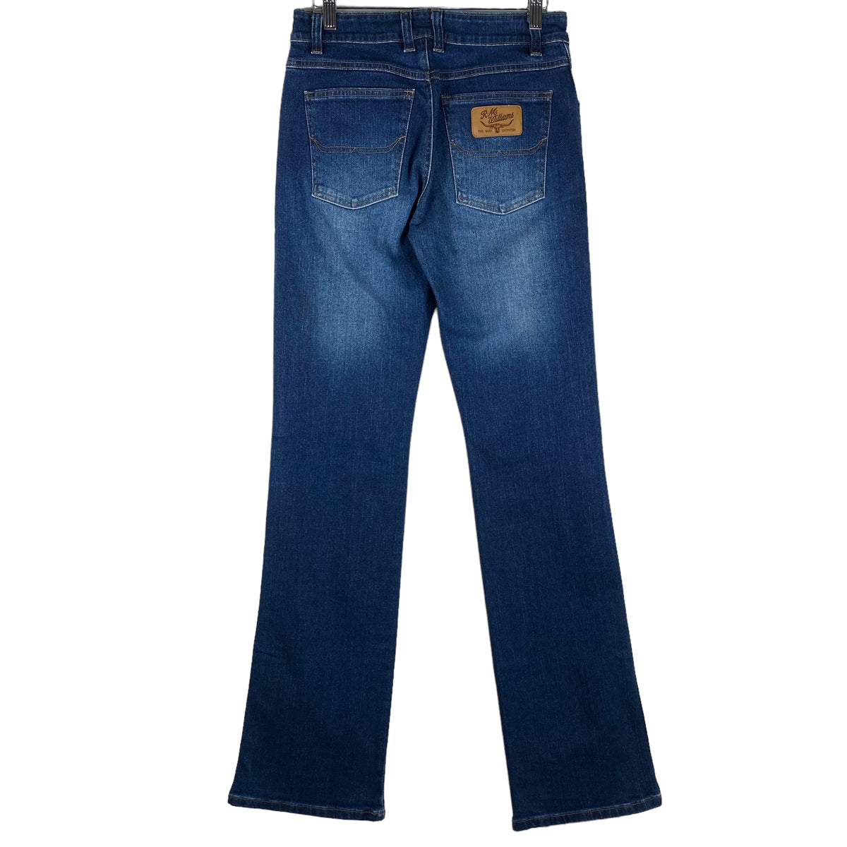 RM Williams Jeans Womens Dark Blue Australia Made Bootcut Denim Bottoms W28