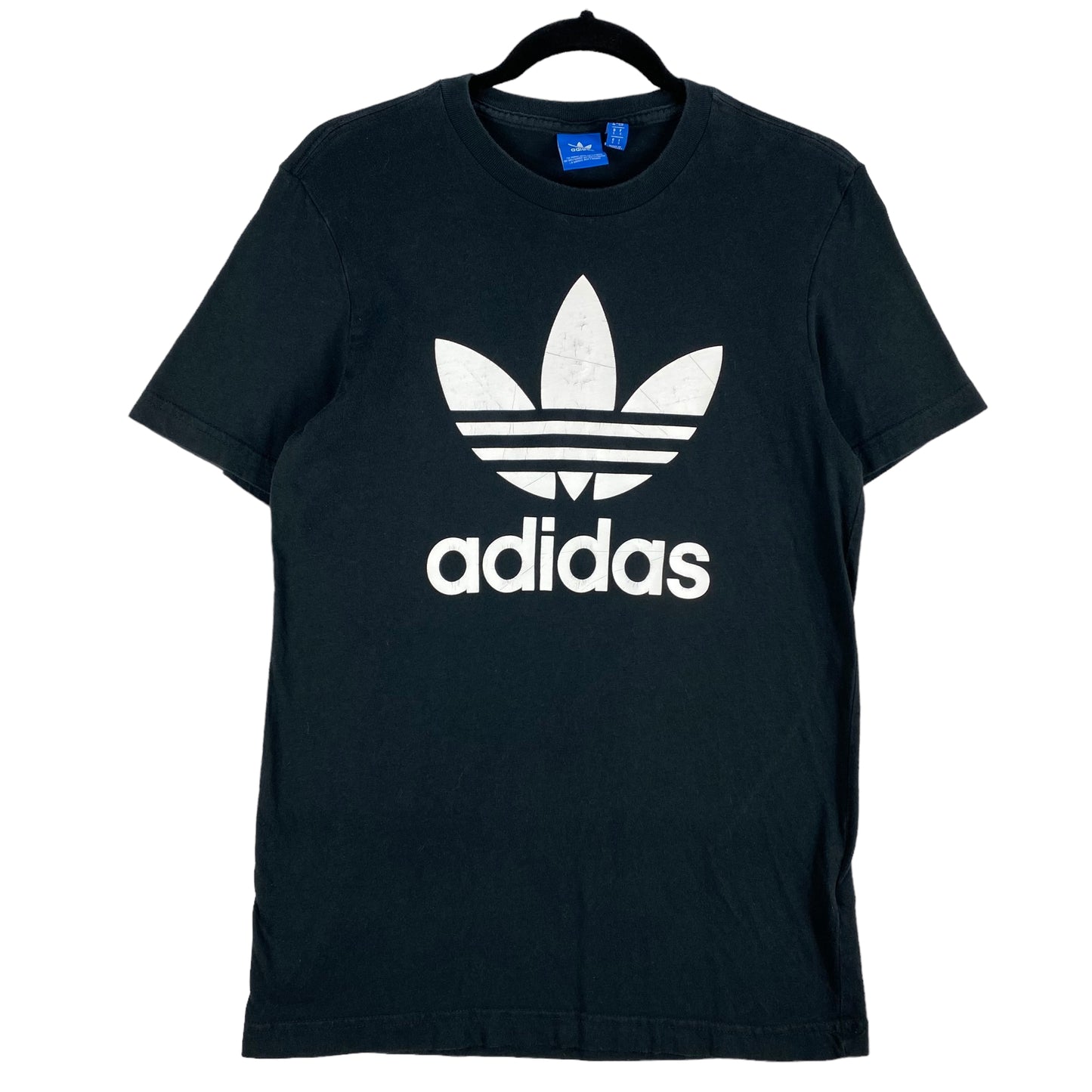 Adidas Black Monogram Slim Cotton Tee Shirt Size S