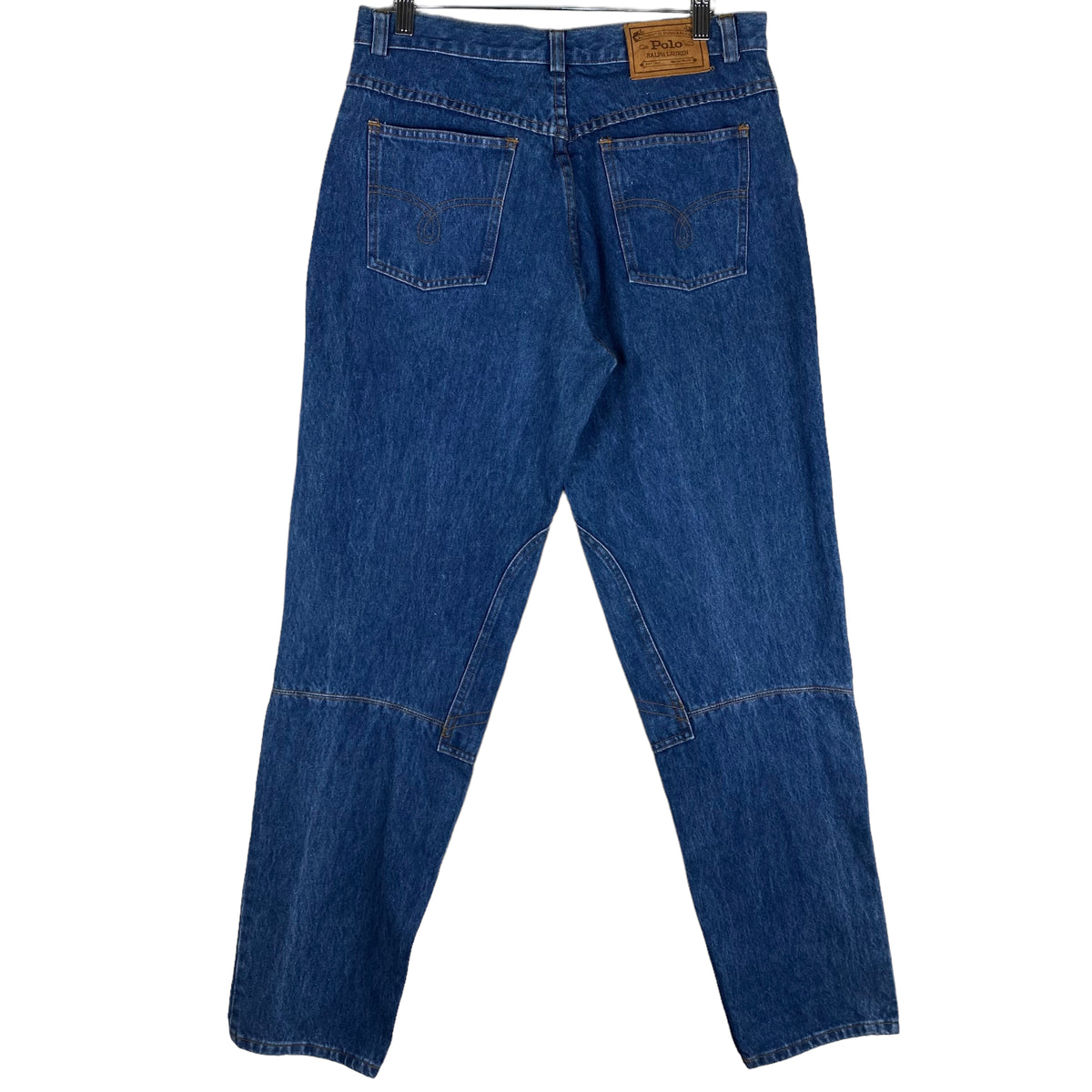 Vintage Polo Ralph Lauren Jeans 90's Womens Blue Low Rise Tapered Leg Denim W31
