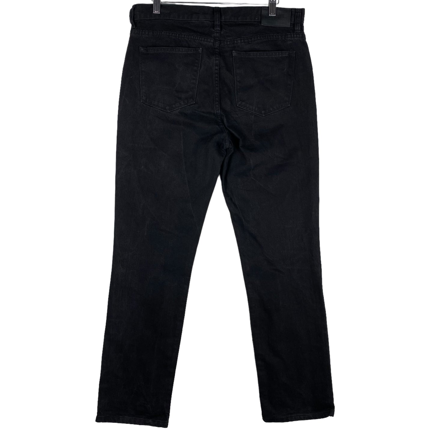 Ralph Lauren Green Label Womens Black Regular Straight Leg Denim W33