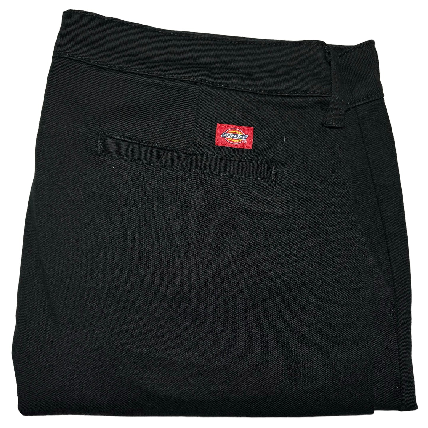 Dickies Womens Black Skinny Stretch Chino Pants W37