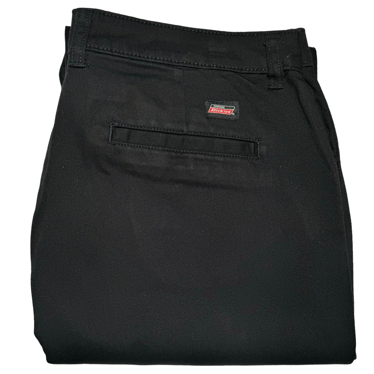 Dickies Womens Black Straight Leg Chino Pants W32