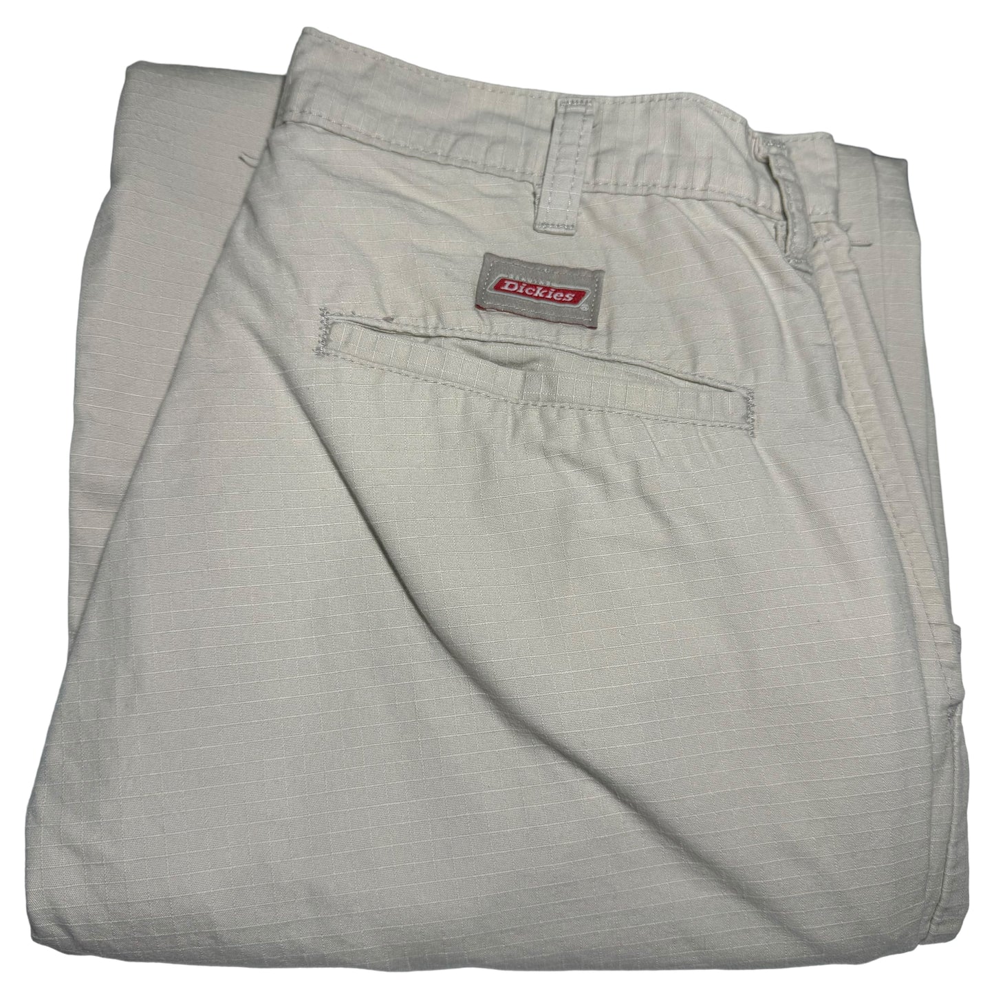 Vintage Dickies 90's Light Brown Canvas Cargo Chino Pants W30