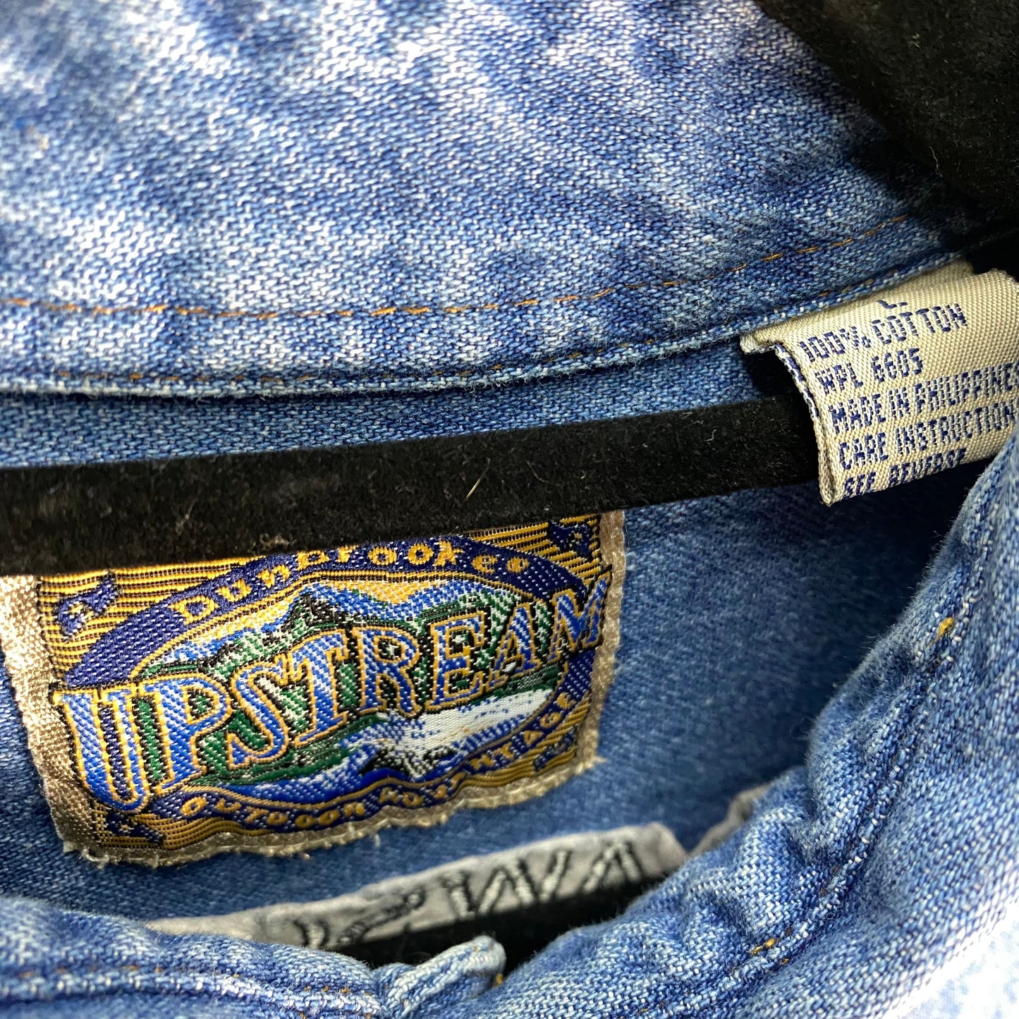 Vintage 90's Lawson Insight Blue Long Sleeve Button Denim Shirt Size L