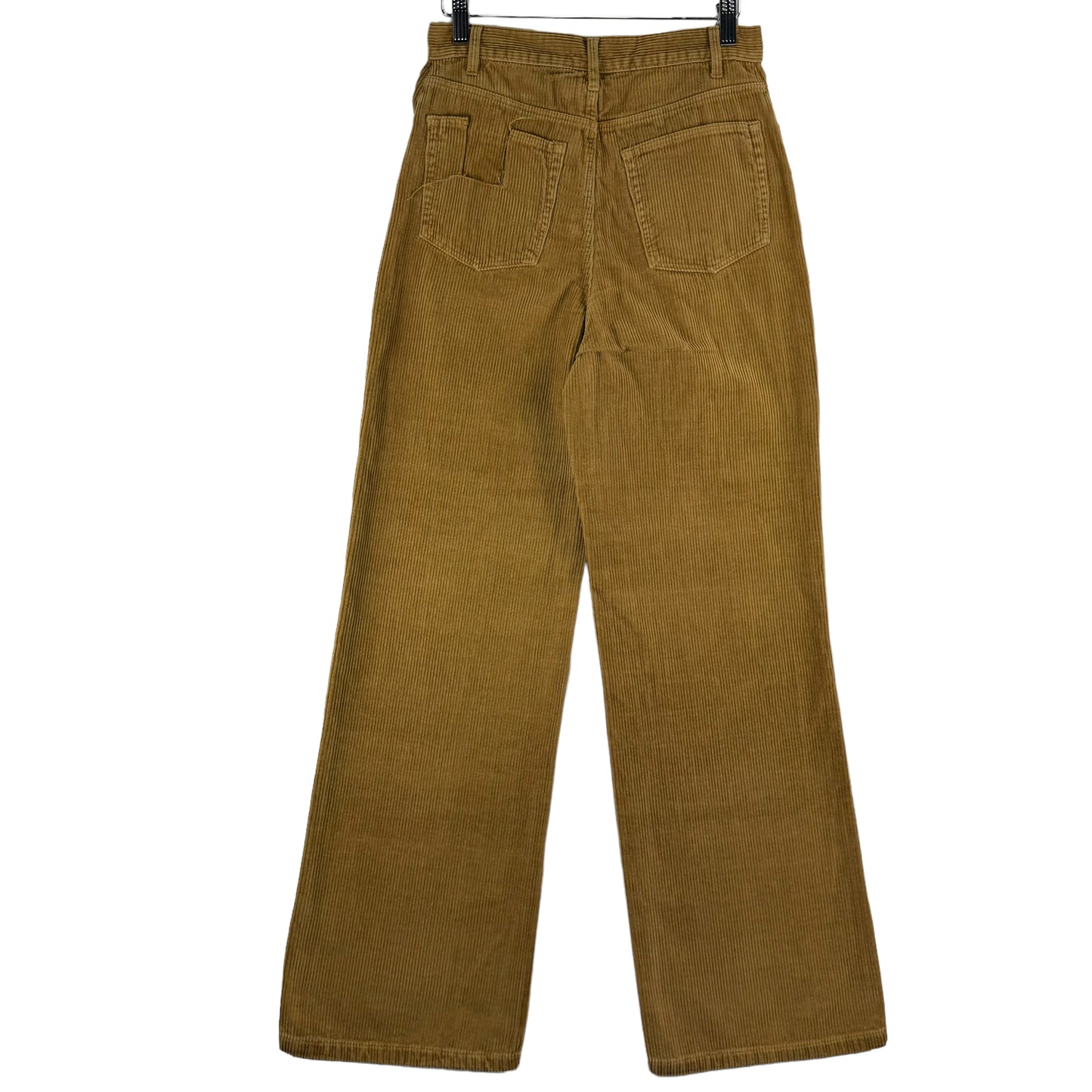 Monki Brown High Waist Loose Fit Corduroy Pants W26